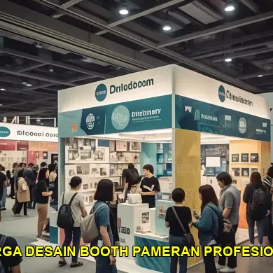 harga desain booth pameran profesional